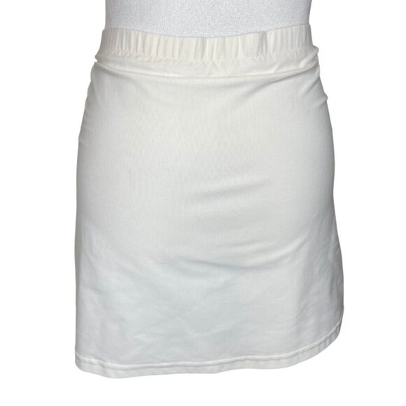 Nike White Dri FIT Short Inner High- Waisted Skort Sz Medium Workout Athleisure - Picture 3 of 6